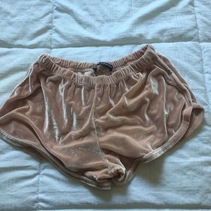Brandy Melville velvet shorts